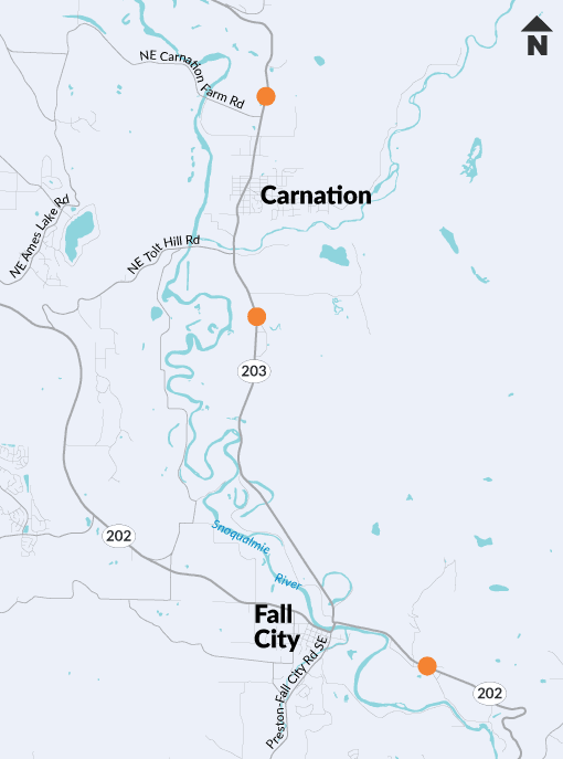 Skunk Creek fish barrier removal project in Fall City starts April 1