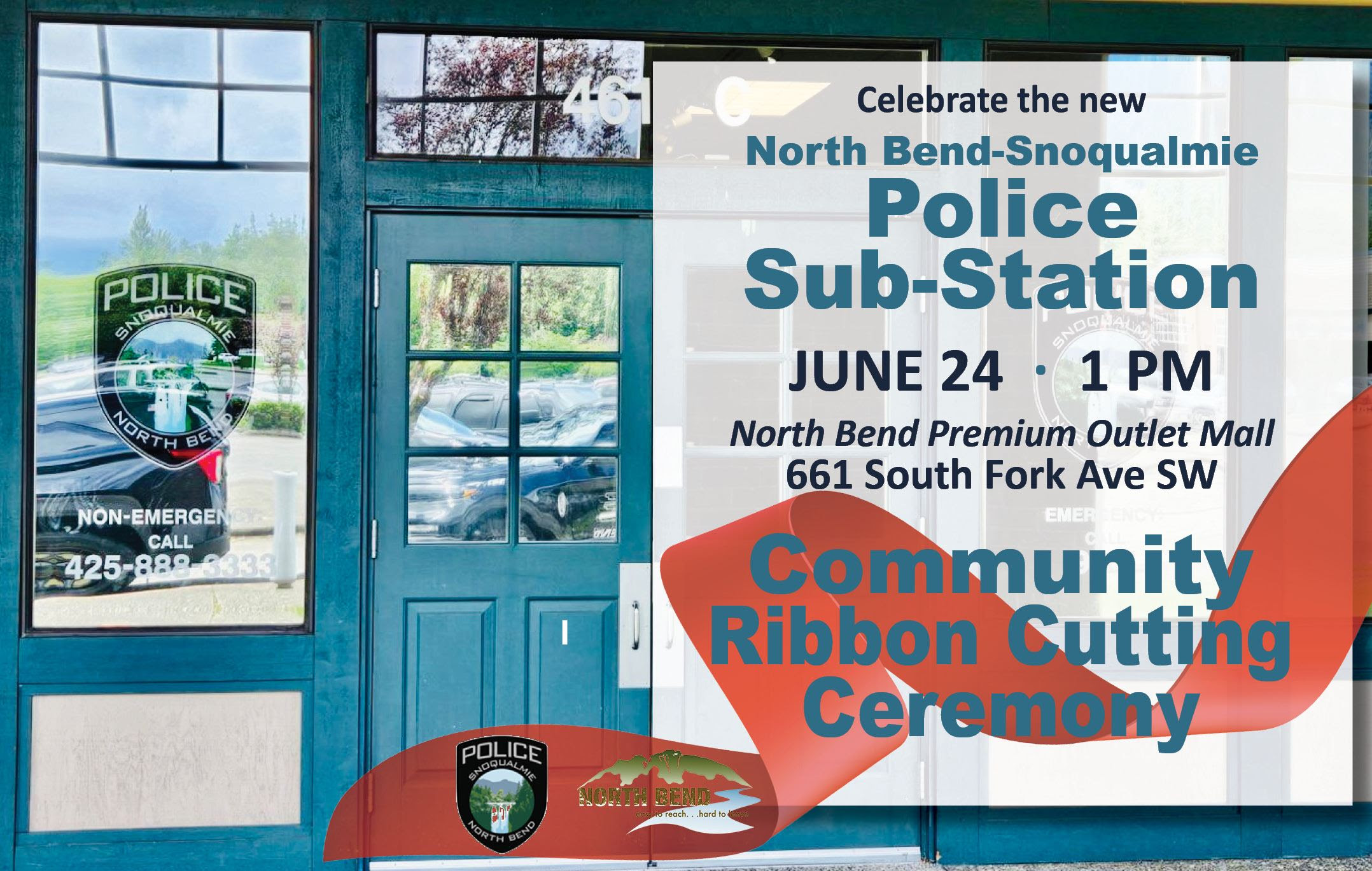 North Bend Celebrates Opening of First Police Substation to Enhance ...