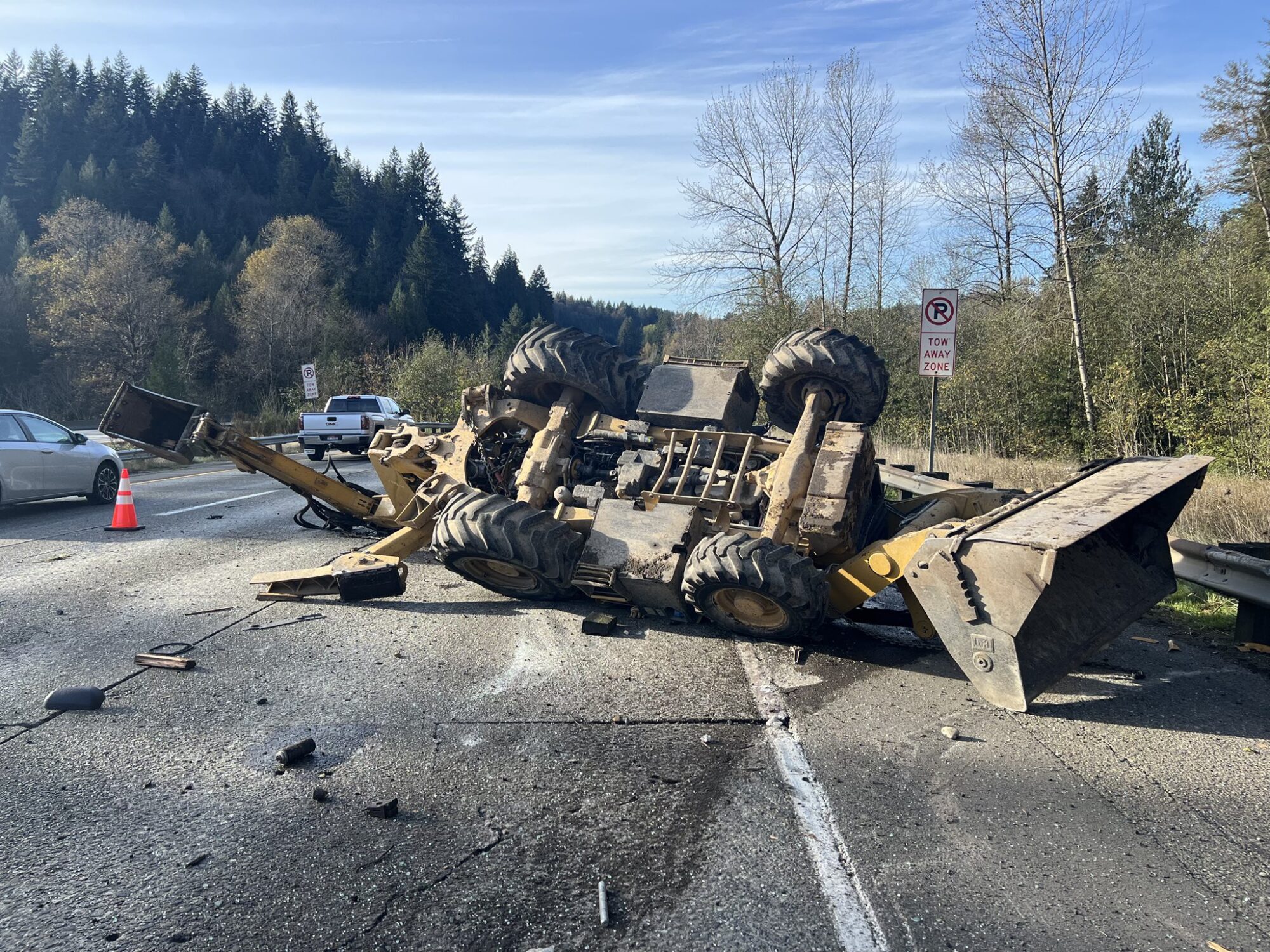 Updated: Semi Rollover Blocks Lanes on I-90 Near Preston - Living ...