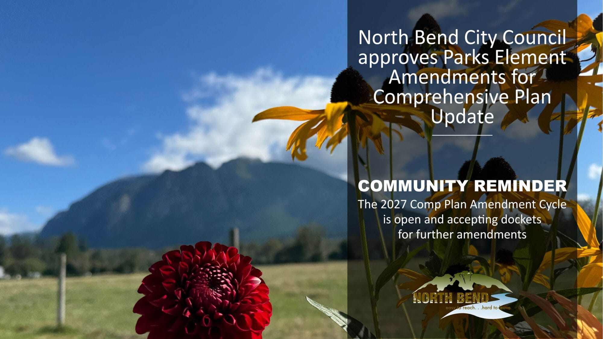 North Bend Approves Parks Plan Updates; Public Can Propose 2027 Changes Until October 15